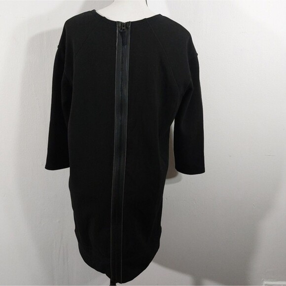 Athleta Black Cozy Karma Back Zip Dress Size S Plush Lined NWT - Picture 7 of 12